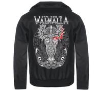 SONS OF ODIN Herren gefütterte Harrington WINTER Jacke Odins Auge Thor Wikinger Walhalla Rune