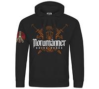 SONS OF ODIN Herren Kapuzenpullover Nordmänner Odins Horde Wikinger Walhalla Thor Totenköpfe