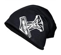 SONS OF ODIN Herren Long Beanie Wikinger Vikings Thors Hammer Nordic Norse Thor Mützen