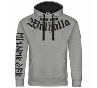 SONS OF ODIN Herren Männer Kapuzenpullover Next Stop Walhalla Odins Horde Wikinger Germania
