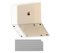 soonjet Schutzhülle für MacBook Air 15 Zoll (38,1 cm) M2 [100% übereinstimmende offizielle Farbe] [ultradünne Rüstung] Schutzhülle + durchscheinende Tastaturabdeckung für Laptop-Modell A2941 -