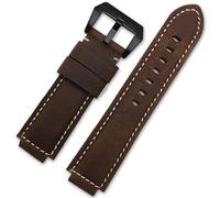 sooponu Armband für Timex Tide Compass T2n720 T2n721 T2n739 Nylon Herren Leder Uhrenarmband(Brown-Black-K11)
