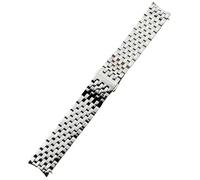 sooponu Für Tissot 1853 T063 T063617A T063637A T063610A Stahluhrengürtel Herrenarmband(Silver)