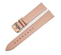 sooponu Ultradünnes Uhrenarmband für Herren und Damen, Leinwandbindung, Ersatzlederarmband für CK K2Y211/K2M23, Armband mit Dornschließe(Lbrownr,16mm)