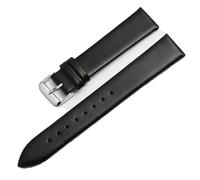 sooponu Ultradünnes Uhrenarmband für Herren und Damen, Leinwandbindung, Ersatzlederarmband für CK K2Y211/K2M23, Armband mit Dornschließe(Blacks,16mm)