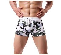 SOOUICKER Badehosen für Herren, Badehose Herren Hawaii Badeshorts Herren Stretch Badehose Herren Kurz Eng Schwimmhose Herren Boxershorts Badeshorts Herren Elastisch Badeshorts Herren Retro