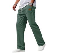 SOOUICKER Cordhose Herren Baggy Japanische Hose Freizeithose Lang Cord Jogginghose Elegant Weites Bein Sporthose Modern Winter Trainingshose Ohne Bündchen Stoffhose mit Gummizug
