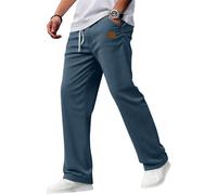 SOOUICKER Cordhose Herren Baggy Japanische Hose Freizeithose Lang Cord Jogginghose Elegant Weites Bein Sporthose Modern Winter Trainingshose Ohne Bündchen Stoffhose mit Gummizug