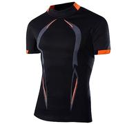 SOOUICKER Funktionsshirt Herren Kurzarm Kompressionsshirt Herren Sport Tshirts Herren Slim Fit Trainingsshirt Herren Gym Sportshirt Herren Kurzarm Fitness Tshirt Herren Sommer Sport Shirt Männer