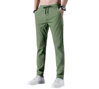 SOOUICKER Jogginghose Herren Elegant Slim Fit Trainingshose Sommer Leicht Chino Hose Herren Stretch Tapered Freizeithose Dünn mit Gummizug Ohne Bündchen Stoffhose Business