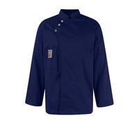 SOOUICKER Kochjacke Herren Langarm mit Druckknöpfen Kochjacke Unisex Kochhemd Kochkleidung Damen Bäckerjacke Herren Kochbekleidung Professionelle