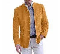 SOOUICKER Sakko Herren Sportlich Modern Jackett Vintage Blazer Casual Übergangsjacke Business Kurzmantel Elegant Bomberjacke Winter Anzugjacke Outdoor