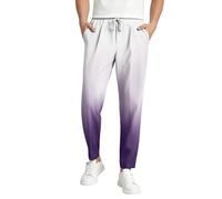 SOOUICKER Sporthose Herren Lang Bunt Baggy Jogginghose Herren Sommer Muster Sommerhose Leicht Weit Freizeithose mit Gummizug Hosen Vintage Loose Fit Farbverlauf
