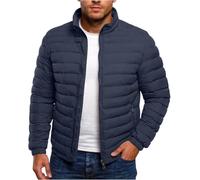 SOOUICKER Steppjacke Herren Winter Ohne Kapuze Puffer Jacke Y2K Übergangsjacke Stehkragen Modern Funktionsjacke Stepp Outdoor Jacken Leicht