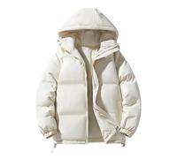 SOOUICKER Warme Winterjacke Herren Steppjacke Winter Puffer Jacke mit Kapuze Daunenjacke Kapuzenjacke Outdoor Übergangsjacke Modern Daunen Wanderjacke Stepp Windjacke Warm Wasserdicht