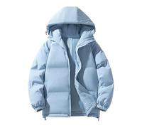 SOOUICKER Warme Winterjacke Herren Steppjacke Winter Puffer Jacke mit Kapuze Daunenjacke Kapuzenjacke Outdoor Übergangsjacke Modern Daunen Wanderjacke Stepp Windjacke Warm Wasserdicht