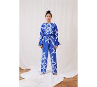 Sophia Schneider-Esleben PJ Pants aus Bio Baumwolle Blau-Weiß M
