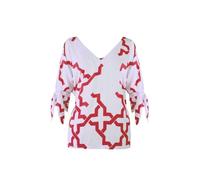 Sophia Schneider-Esleben Top Alice - aus Bio Baumwolle Weiß-Rot L