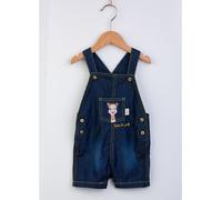 Sophie la Girafe Jeanslatzhose in Dunkelblau - Größe 74 | Babyhosen