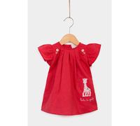 Sophie la Girafe Kleid in Rot - Größe 98 | Baby Kleider Roecke