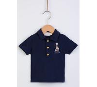 Sophie la Girafe Poloshirt in Dunkelblau - Größe 86 | Baby Shirts