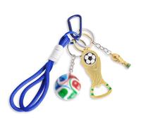 Sophisticate 2026 WM Fußball Schlüsselanhänger,Fanartikel Fußballfans Anhänger,3D WM Fußball Sport Keychain,Fanartikel Fußballfans Anhänger für Autoschlüssel, Rucksack, Zubehör, Geschenk