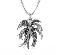 Sopodbacker Halskette Ketten Schmuck Herren Frauen Anhänger Necklace Engel Anhänger Halskette Für Männer Und Frauen Punk Geometrische Hochzeit Gothic Geschenk