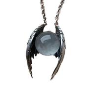 Sopodbacker Halskette Ketten Schmuck Herren Frauen Anhänger Necklace Geist Flügel Vintage Halskette Anhänger Männer Und Frauen Party Geometrische Hochzeit Punk