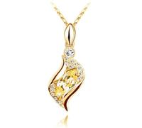 Sopodbacker Halskette Ketten Schmuck Herren Frauen Anhänger Necklace Schmuck Engel Elf Halskette Braut Accessoires Männer Und Frauen Party Hochzeit Geometrisch Boho 金黄色