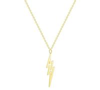 Sopodbacker Halskette Ketten Schmuck Herren Frauen Anhänger Necklaceaccessoires Blitz Anhänger Halskette Vintage Hochzeit Party Gold