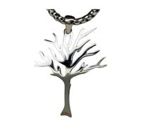 Sopodbacker Halskette Ketten Schmuck Herren Frauen Anhänger Necklacebaum Des Lebens Anhänger Halskette Hip Hop Männer Und Frauen 60Cmhalskette