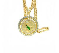 Sopodbacker Halskette Ketten Schmuck Herren Frauen Anhänger Necklacemänner Hip Hop Punk Stil Judas Anhänger Halskette