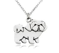 Sopodbacker Party Halskette Ketten Schmuck Herren Frauen Anhänger Necklace Vintage Boho Shih Tzu Hund Anhänger Halsketten Für Mädchen Anhänger Kette Tier Halskette Frauen Linkshalskette