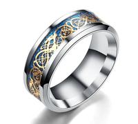 Sopodbacker Ring Ringe Damen Bijouterie Herren Böhmische Ringe Frauen Boho Vintage Verlobungsringe Drachenringe Männer Party 13 Silber