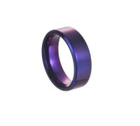 Sopodbacker Ring Ringe Damen Bijouterie Herren Einfacher Männer Ring Lila Matt Abgeschrägt Poliert Verlobung Hochzeit Party Punk 13 8Mm