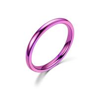 Sopodbacker Ring Ringe Damen Bijouterie Herren Paar Ring Einfache Finger Ringe Hochzeit Party Boho Frauen Männer Punk 14 Lila