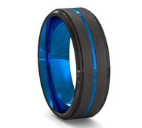 Sopodbacker Rings Ring Ringe Damen Bijouterie Herren 8Mm Schwarzer Ehering Für Männer Lila Ring 9 Style11