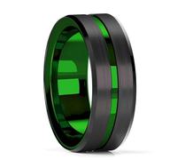 Sopodbacker Rings Ring Ringe Damen Bijouterie Herren 8Mm Schwarzer Ehering Für Männer Lila Ring 9 Style38