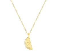 Sopodbacker Während Halskette Ketten Schmuck Herren Frauen Anhänger Necklaceaccessoires Obst Zitrone Scheibe Halskette Anhänger Retro Party Einfach Gold