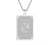Sopodbacker Während Halskette Ketten Schmuck Herren Frauen Anhänger Necklacesternzeichen Anhänger Halskette Retro Party Punk Gothic Einfach Fische Stahl
