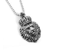 Sopodbacker Während Halskette Ketten Schmuck Herren Frauen Anhänger Necklacevintage Krone König Der Löwen Herren Halskette Mit Anhänger