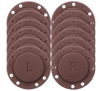 SOPOTUTU 6 Paare Magnetverschlüsse für Kleidung Magnetknöpfe für Strickjacke Rund Kaffeefarben 22 Mm/34l Nylon Magnet für Taschen und Geldbörsen