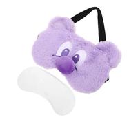 SOPOTUTU Weiche Schlafmaske mit Niedlichem Cartoon-motiv Leichte Atmungsaktive Augenbinde für Mädchen Sanfte Lichtblockierung Flauschiges Material Komfortabel für Erholsamen Schlaf und