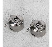 Sorandy Langlebige Spulenkapsel aus Metall für -Maschinen, Einfache Installation, Haushalts-Industriewerkzeug für Arbeitseffizienz, 2-teiliges Set, Passend für 15-88, 15k88, 15-90, -91 Nähmaschinen