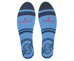 SORBOTHANE Shock Stopper Einlegesohlen Herren & Damen - Volle Länge Stoßdämpfende Full Strike Einlegesohlen für Laufen, Fußball, Tennis & High Impact Sport - Antibakterielle Trim-to-Fit Einsätze