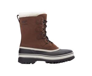 Sorel - Après-skis chauds et imperméables - Caribou WP Bruno für Herren aus Leder - Größe 43 - Braun Braun 43