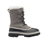 Sorel - Après-skis chauds et imperméables - Caribou WP W Shale Stone für Damen aus Leder - Größe 36,5 - Grau Grau 36.5