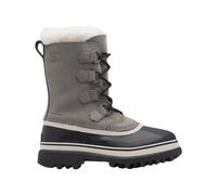 Sorel - Après-skis chauds et imperméables - Caribou WP W Shale Stone für Damen aus Leder - Größe 42 - Grau Grau 42