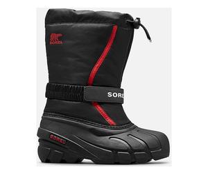 Sorel Childrens Flurry Boot black bright red (015) 9