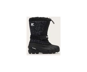 Sorel Childrens Flurry Boot Print black sea salt (011) 11